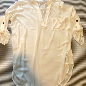 All in Favor sheer blouse